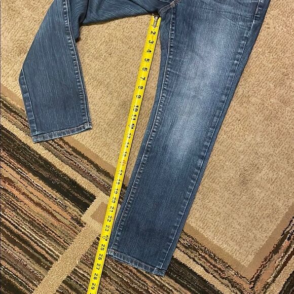 LOFT Blue Straight Leg Jeans Classic Style - Picture 10 of 10